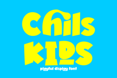 Chil Kids | Playful Display Font Fun Style with Ligatures Product Image 1