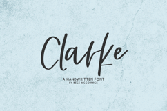 Clarke Script Product Image 1
