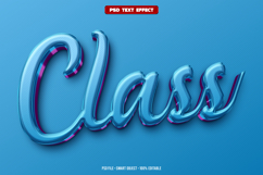 Class 3D editable text effect Product Image 1