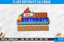 Classroom Birthday | Birthday Board | School Design | CNC Product Image 1