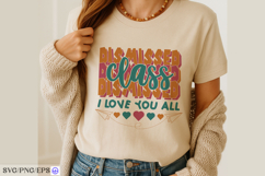 Class Dismissed I Love You All SVG PNG T-shirt Design Product Image 3