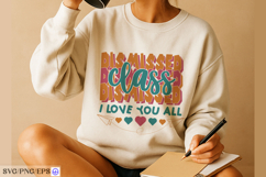 Class Dismissed I Love You All SVG PNG T-shirt Design Product Image 4