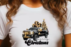 Merry Christmas Truck Sublimation Download Product Image 4