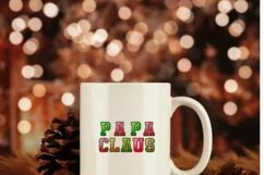 Papa Claus PNG for Christmas Shirt Product Image 3