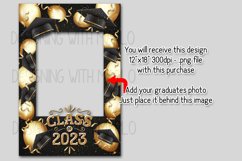 Class of 2023 Graduation Garden Flag Sublimation - Black Product Image 2