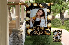 Class of 2023 Graduation Garden Flag Sublimation - Black Product Image 5