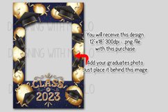 Class of 2023 Graduation Garden Flag Sublimation - Blue Product Image 2