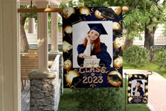 Class of 2023 Graduation Garden Flag Sublimation - Blue Product Image 5