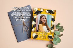 Class of 2023 Graduation Garden Flag Sublimation - Gold Product Image 3