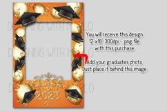 Class of 2023 Graduation Garden Flag Sublimation - Orange Product Image 2