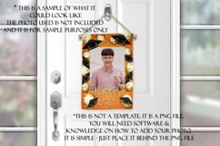 Class of 2023 Graduation Garden Flag Sublimation - Orange Product Image 4
