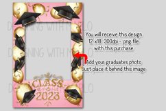 Class of 2023 Graduation Garden Flag Sublimation - Pink Product Image 2