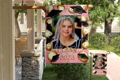 Class of 2023 Graduation Garden Flag Sublimation - Pink Product Image 5