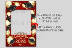Class of 2023 Graduation Garden Flag Sublimation - Red Product Image 2