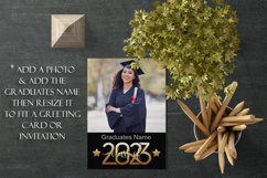 2023 Graduation Photograph Garden Flag Sublimation - Black Product Image 4