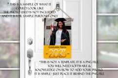 2023 Graduation Photograph Garden Flag Sublimation - Gold Product Image 3