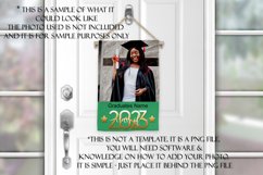 2023 Graduation Photograph Garden Flag Sublimation - Green Product Image 3