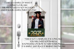 2023 Graduation Photograph Garden Flag Sublimation - Green Product Image 3