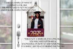 2023 Graduation Photograph Garden Flag Sublimation - Maroon Product Image 3