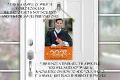 2023 Graduation Photograph Garden Flag Sublimation - Orange Product Image 3