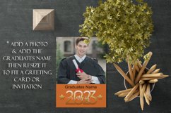 2023 Graduation Photograph Garden Flag Sublimation - Orange Product Image 4