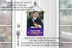 2023 Graduation Photograph Garden Flag Sublimation - Purple Product Image 3