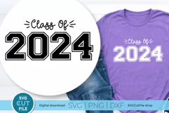 This 2024 graduation design is perfect for creating custom shirts or tote bags for all the 2024 graduates you know!