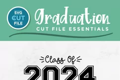 This 2024 graduation design is perfect for creating custom shirts or tote bags with your Cricut machine!