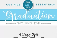 This 2024 graduation design is perfect for creating custom shirts or tote bags for 2024 grads with your Silhouette machine