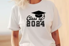 Class of 2024 SVG - Graduation Design SVG, Senior SVG DXF Product Image 3