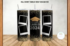 Senior Class of 2023-2024 Tumbler Wrap PNG Product Image 3