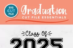 This 2025 graduation design is pre-made and ready to go...create custom shirts or tote bags for all the 2025 graduates with your Cricut or Silhouette