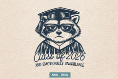 Class of 2026 SVG PNG, Funny Graduation Shirt Senior Design Product Image 1