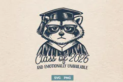 Class of 2026 SVG PNG, Funny Graduation Shirt Senior Design Product Image 1