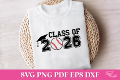 Class of 2026 Baseball SVG Quote Product Image 1