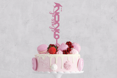 Class of 2026 Cake Topper SVG Cut File Product Image 4