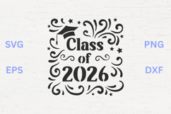 Class of 2026 Graduation decorative SVG Product Image 1