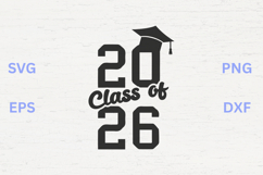 Class of 2026 Graduation Sports small SVG Product Image 1