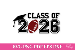 Class of 2026 Football SVG Quote Product Image 2