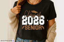 Class of 2026 Senior SVG, Graduation Shirt Design for Cricut Product Image 2