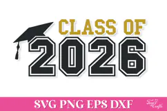 Class of 2026 SVG Cut File | 2026 Graduation SVG Product Image 2