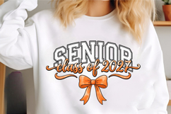 Class of 2027 Bow Graduation Shirt Sublimation Product Image 2