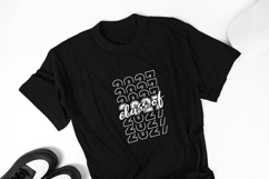 Class of 2027 Stacked Graduation SVG Cut File Product Image 3