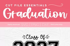 Create shirts and tote bags with this cute Class of 2027 svg and your Cricut or Silhouette machine