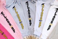 Class of 2027 Vertical Graduation SVG Cut File Product Image 3