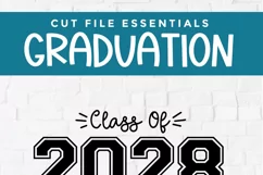 Create custom shirts or tote bags with your Cricut or Silhouette for all the 2028 graduates you know using this Class of 2028 svg!