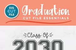 This 2030 graduation design is ready to go...create shirts or tote bags with your Cricut or Silhouette cutting machine!