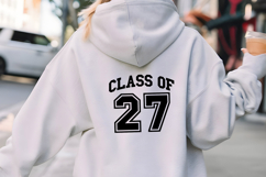 Class of 27 Arched Graduation SVG Cut File Product Image 2