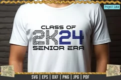 Class of 2K24 Senior Era is a professional design that is ready to be cut with all major cutting machines. Sublimation, iron-on transfer and printing file formats also included.