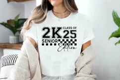 Class of 2K25 Senior Edition SVG, Senior 2025 Graduation SVG Product Image 2